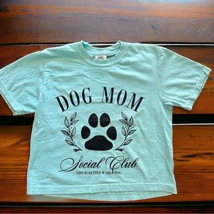 Dog mom social club shirt